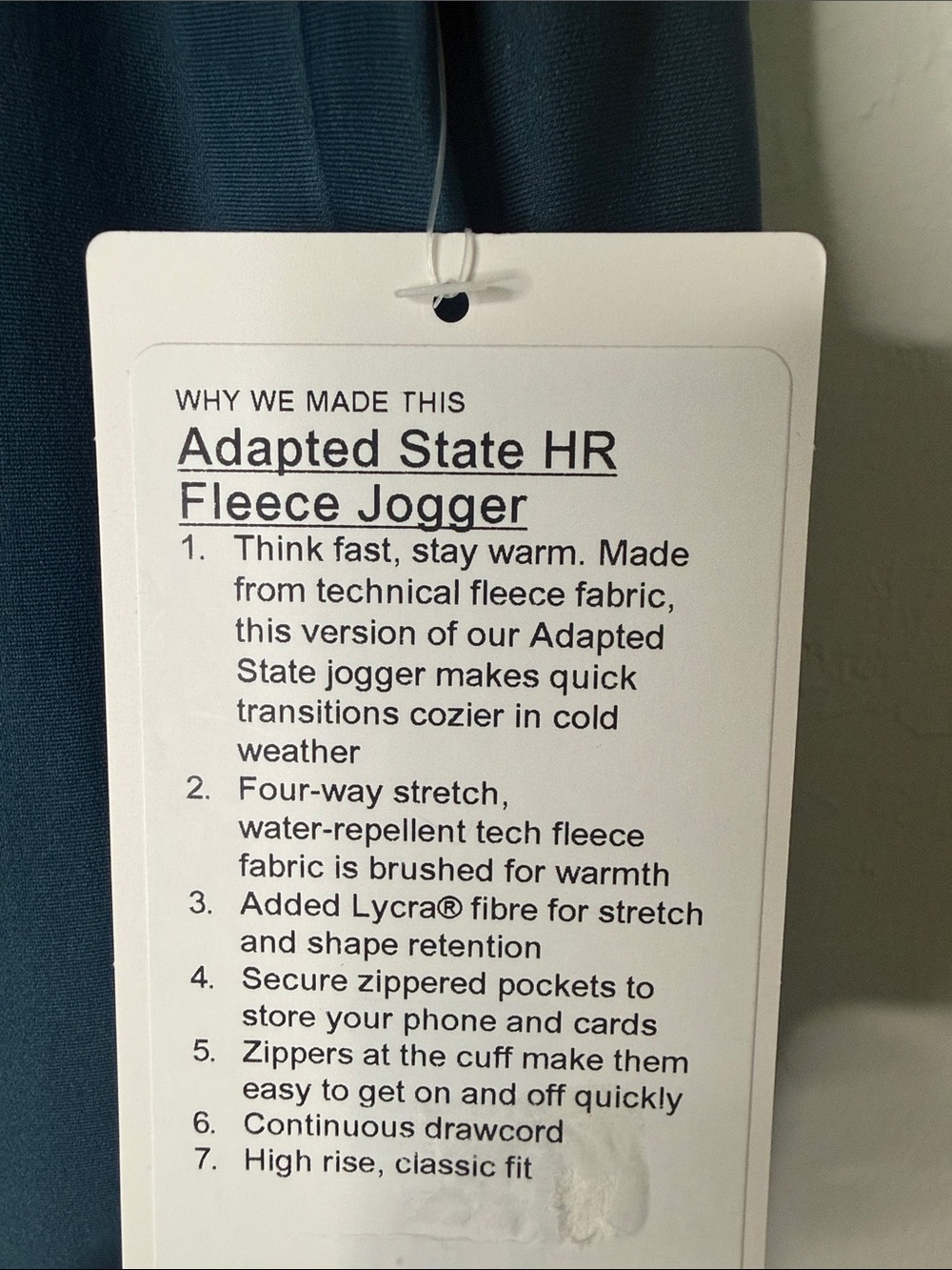 Lululemon State HR fleece jogger - Picture 4 of 4